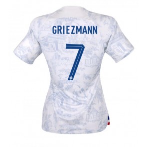 Frankrike Antoine Griezmann #7 Bortatröja Kvinnor VM 2022 Kortärmad